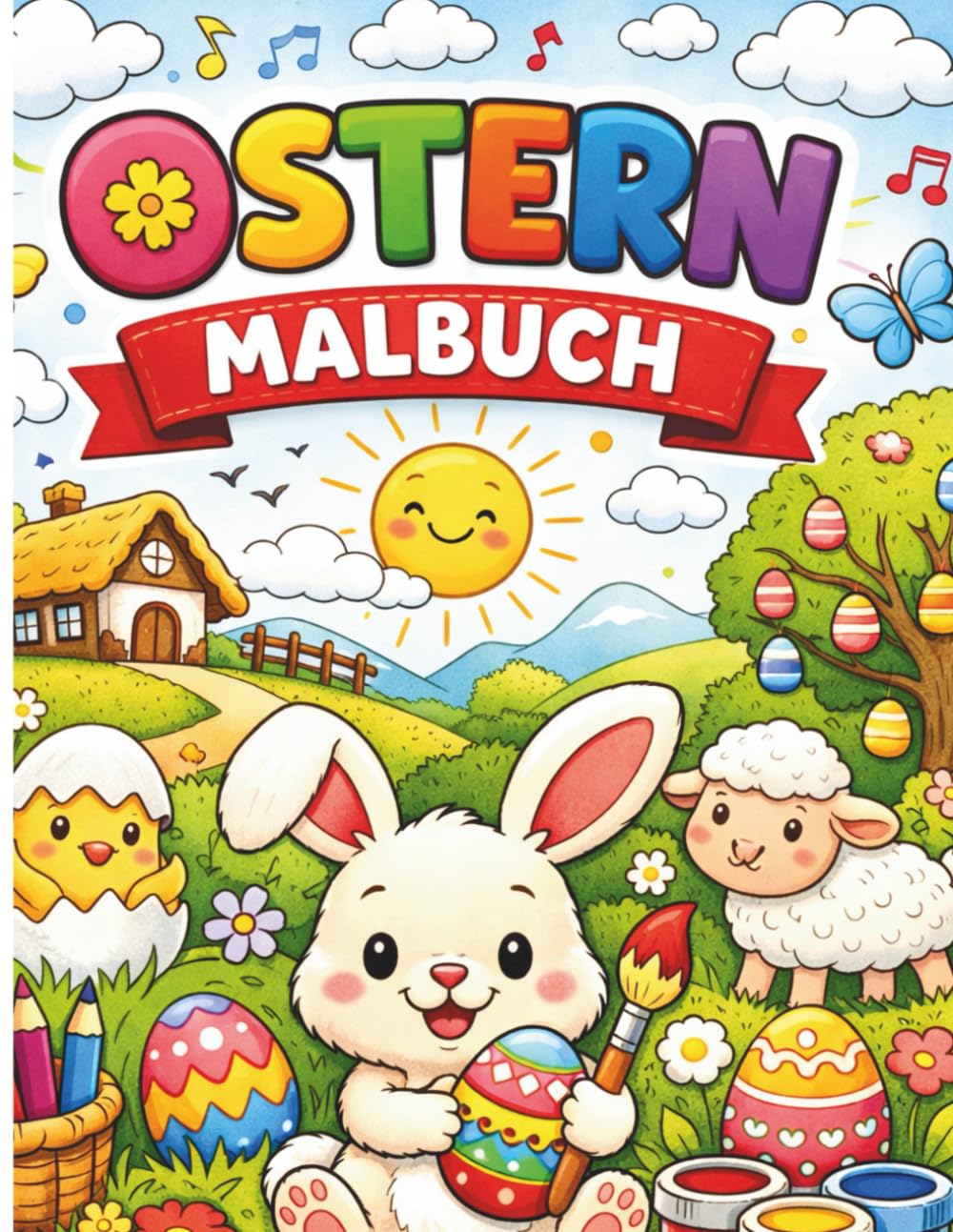 Ostern Malbuch: Mein erstes Ostern-Malbuch