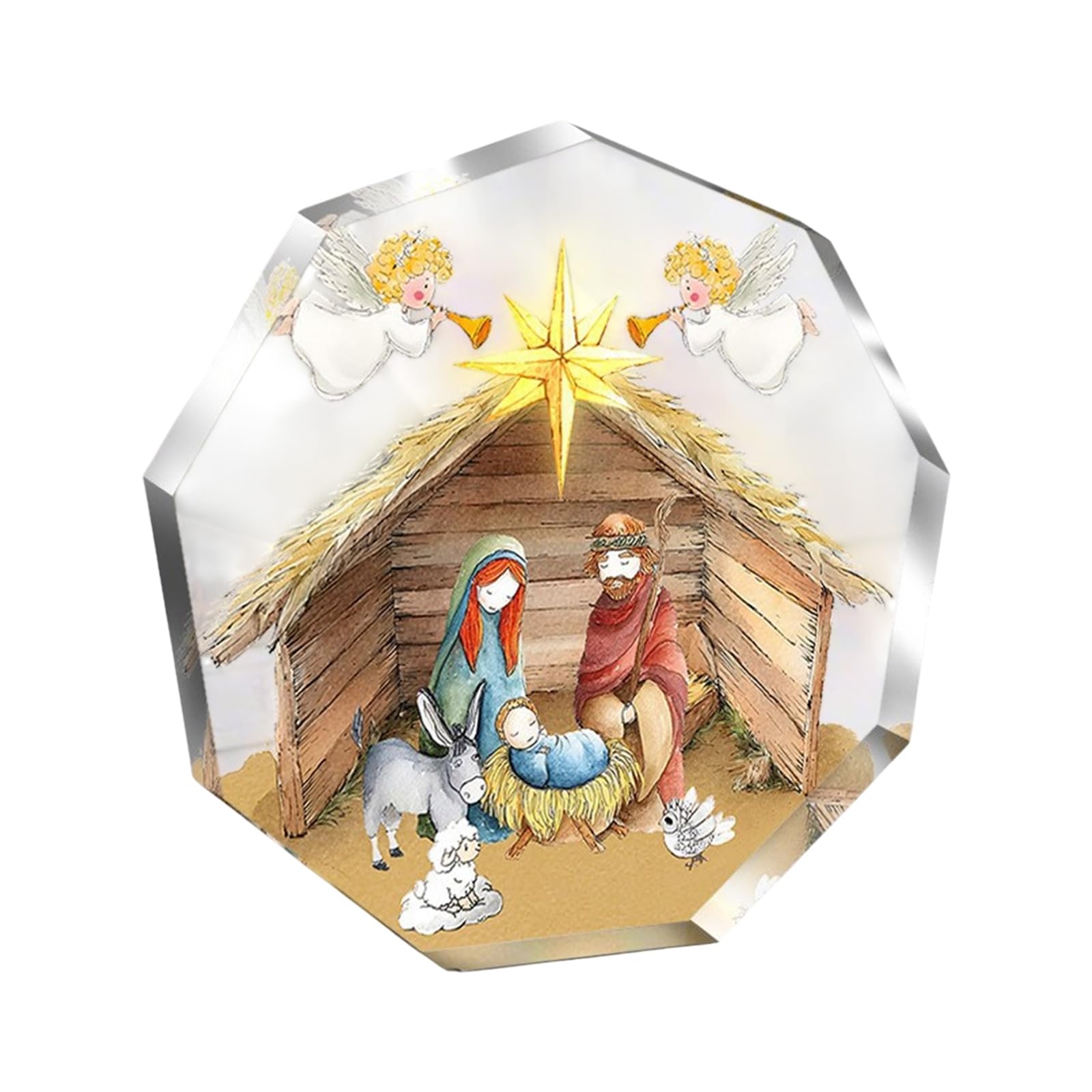 Ruinbnc C Ruinbn Nativity Ornament Hristmas Decoration Hristmas Nativity Desktop Decors Keepsakes Hristians Religious Gift Scene Ornament