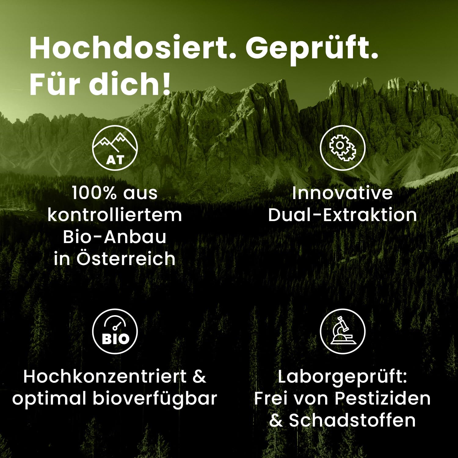 Bio Maitake Flüssigextrakt hochkonzentriert - Dual-Extrakt auf Glycerin Basis - hochdosiert, alkoholfrei - 100 ml - Grifola frondosa Vitalpilze Extrakt - AT-BIO-701