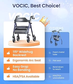 Amazon.com: Walkers for Seniors, Z21 Rollator Walker with