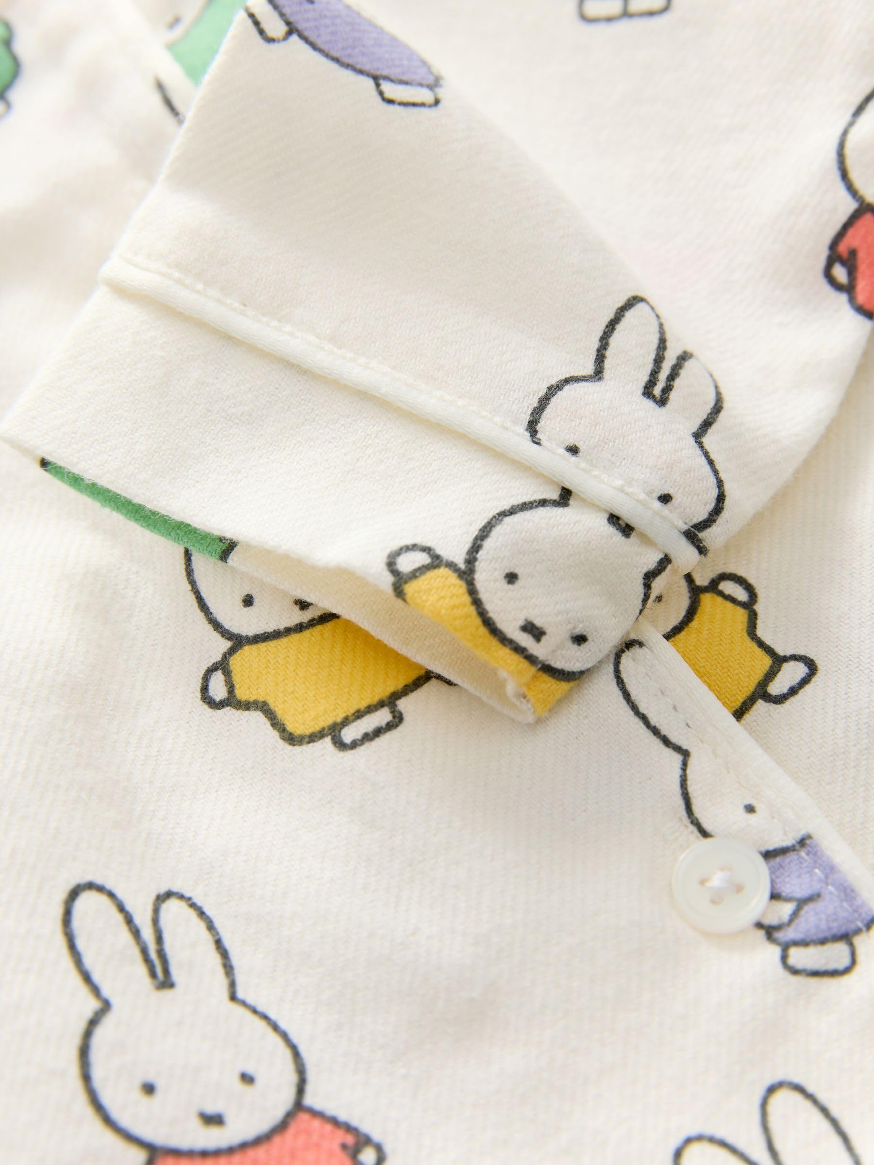 NEXT Ragazza Pigiama con Bottoni Miffy | Bambino, Standard, Mid Rise, Pull On, 100% cotone