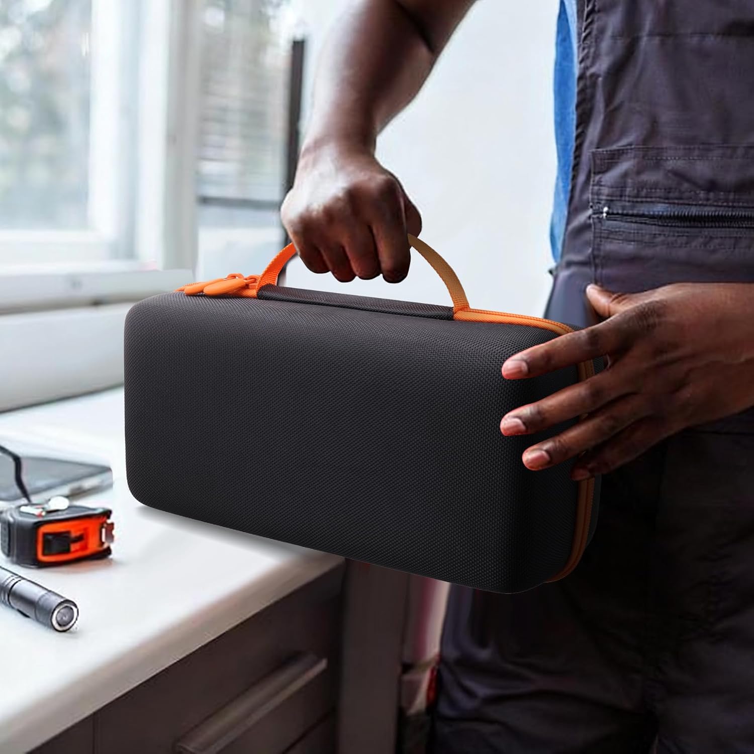 khanka for Klein Tools 69365MB Modbox Bluetooth Speaker Case, Hard Carrying Case for Klein Tools Modbox 69365MB Portable Wireless Speaker with Magnetic Mounting,Case Only - Image 9