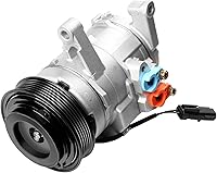 ECCPP AC Compressor for Dodge Durango 3.7L 4.7L 2004-2007 & Jeep Grand Cherokee 3.7L 2005-2007 - 10S20E PAG46 Oil Pre-Filled