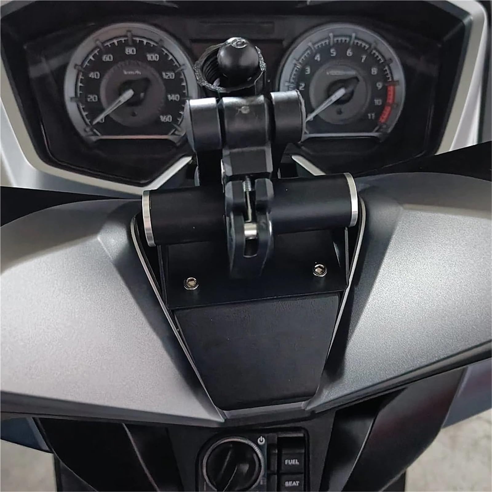 Uchwyt na telefon Do do Forza 350 NSS 2021 2022 2023, stojak Do smartfon, uchwyt Do nawigację GPS Motocyklowy uchwyt do nawigacji(Red - With Logo)