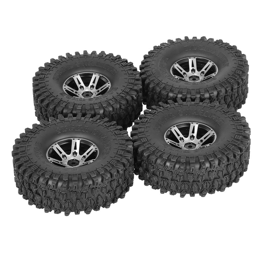 4 sztuk AUSTAR AX-5020A 1,9 cala 1/10 opony Rock Crawler z metalowym wiadrem do samochodu SCX10 AXIAL RC