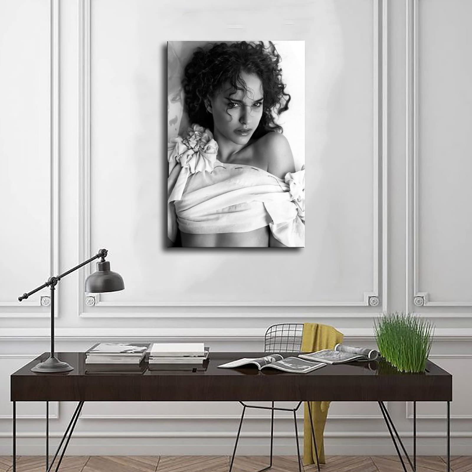 Poster Sur Toile Natalie Portman - 30x45 Cm, Impression Haute Qualité Pour Décorer Chambre, Bureau Ou Salon