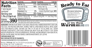 JJ's Bakery Cherry Pie Snack Pies, Fresh-Baked Individual 4oz Desserts, Nut-Free Kosher Parve, Pack of 12