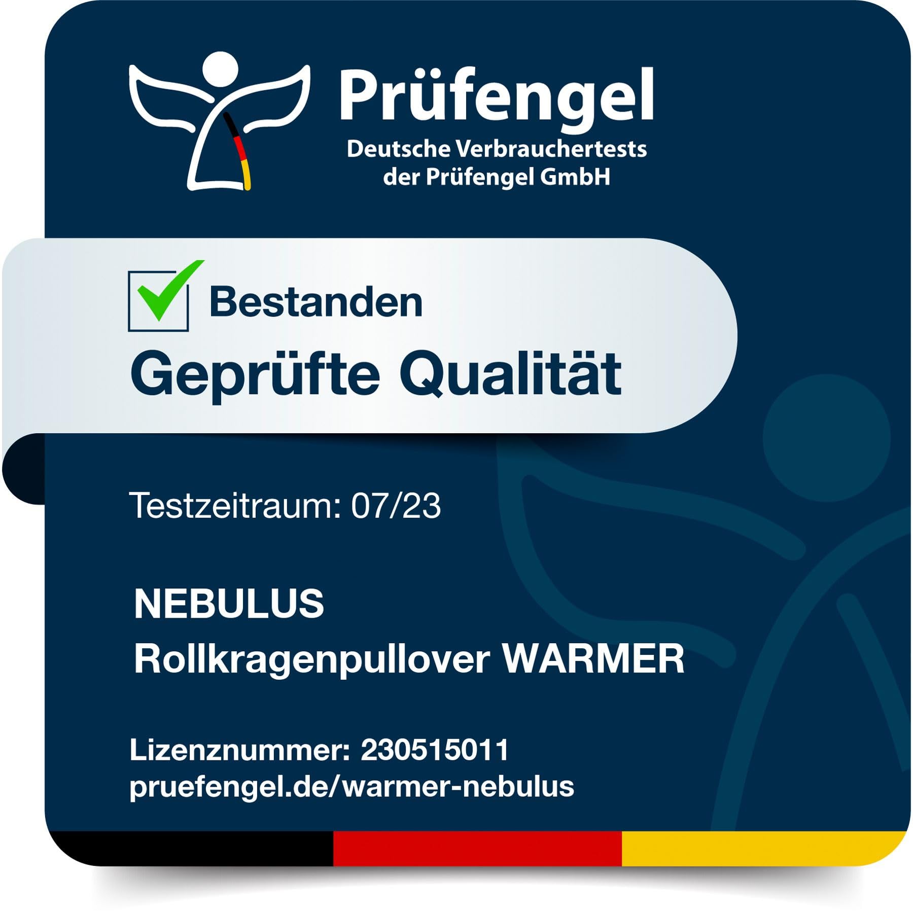 Nebulus Pull à col roulé Chaud pour Femme