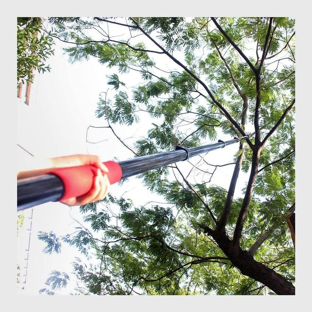 Telescopic Pole Saw, 20FT/6m Multi-Purpose Extendable Tree Pruner Pruning Saw Use for Pruning and Trimming Branches Cutting Leaves Garden Fruit Tree Saw