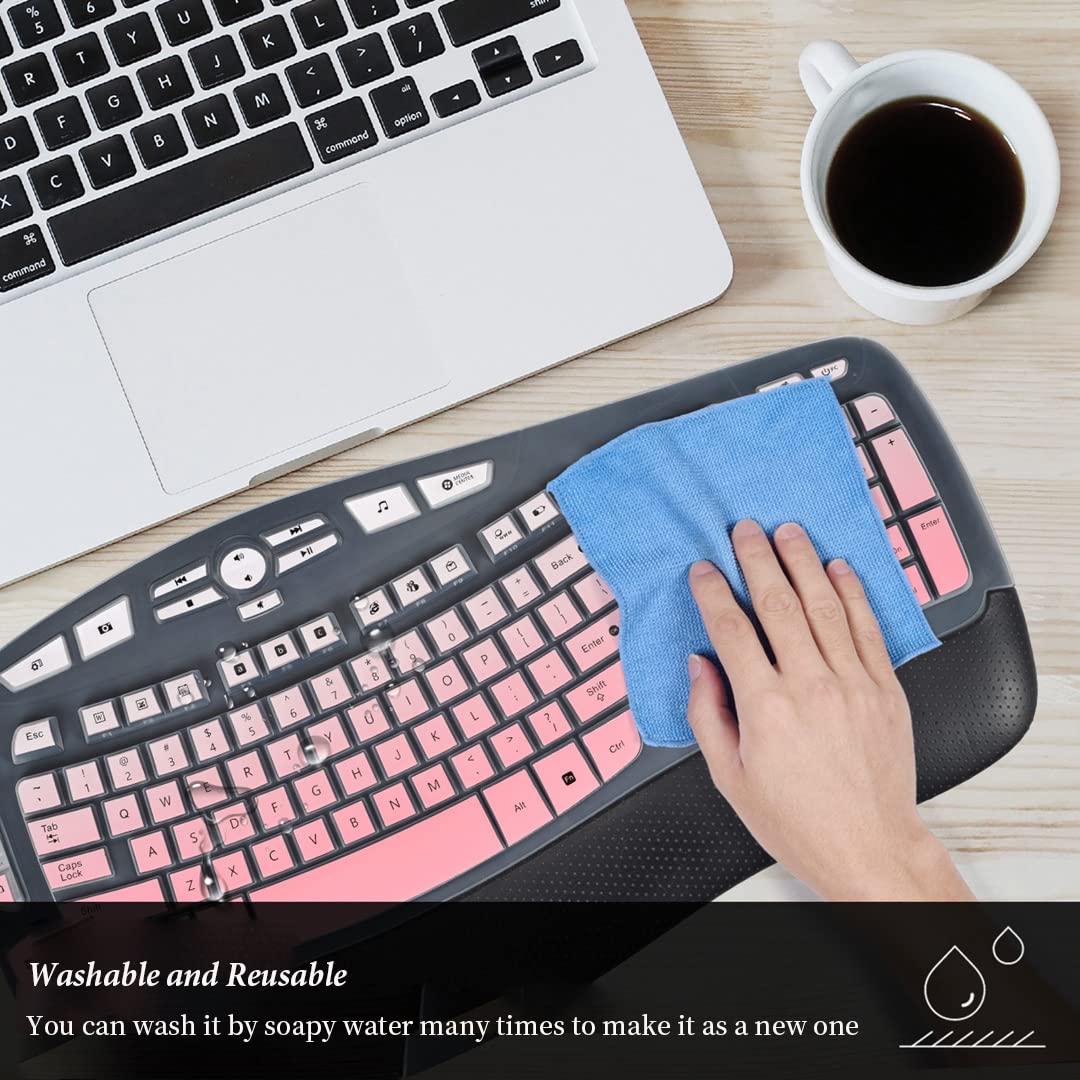 Combinazione Tastiera e Mouse Wireless, Antipolvere, Ricaricabile, Funzionamento Silenzioso e