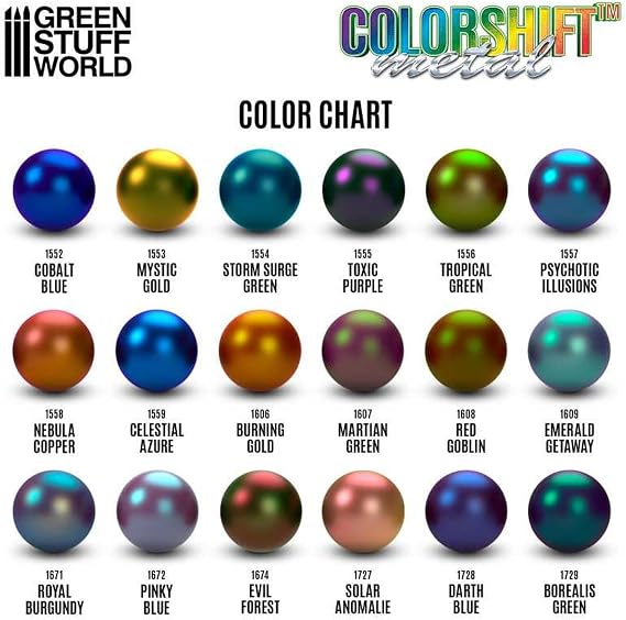 Green Stuff World - Chameleon Metal Paint Mystic Gold 1553 for Models and Miniatures