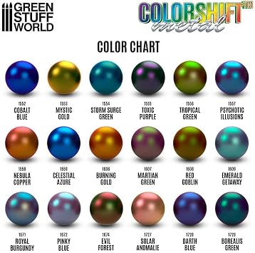 Green Stuff World - Chameleon Metal Paint Mystic Gold 1553 for Models and Miniatures