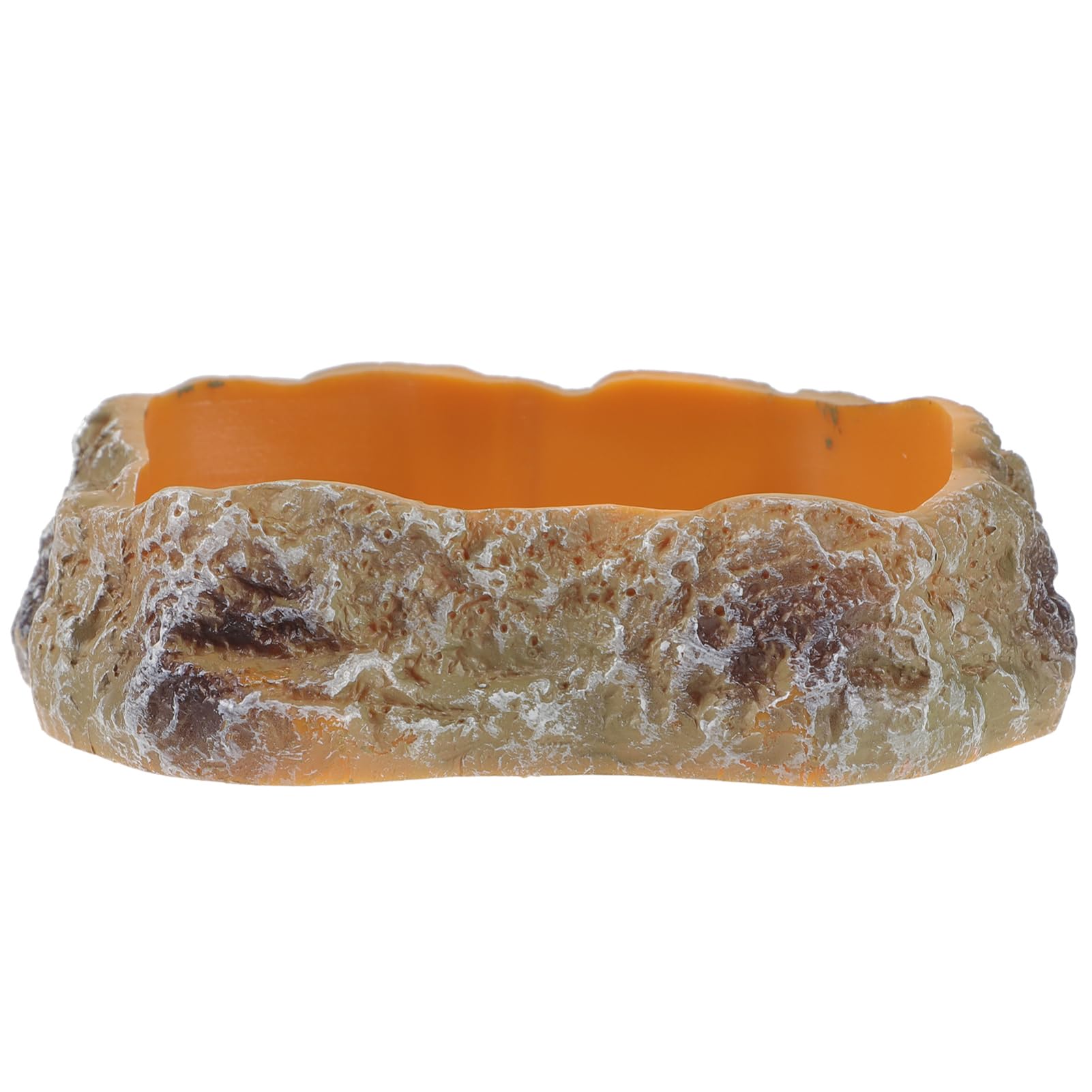 Abaodam Reptile Feeding Dish Compact Resin Water Bowl for Lizards Hedgehogs and Animals Safe and Convenient Design for Reptile Supplies for Tortoises and Geckos