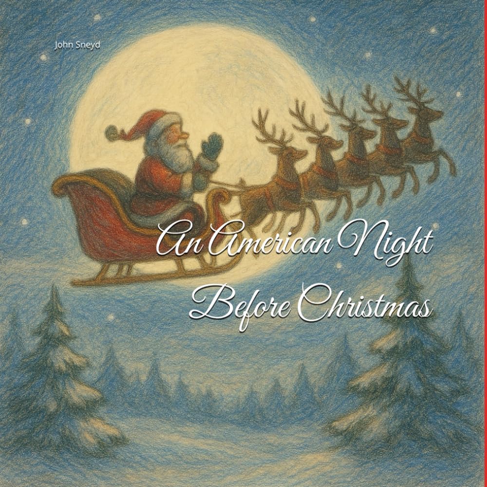 An American Night Before Christmas: Childrens Christmas Story Gift Present