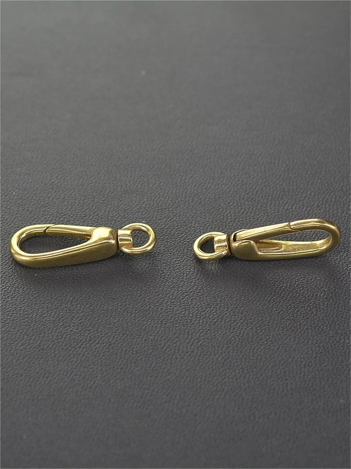 Pocket Watch Swivel Clip Chain 10 Pcs 28mm Mini Small Solid Brass Drop Pocket Watch Swivel Clip Chain Spring Snap Hook Buckle DIY
