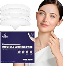 Soft Silicone Forehead Wrinkle Patches Reusable, Non-invasive Natural Forehead Wrinkles Treatment Patches, Safe Anti Wrinkle Facial Patches Overnight,4 Pieces