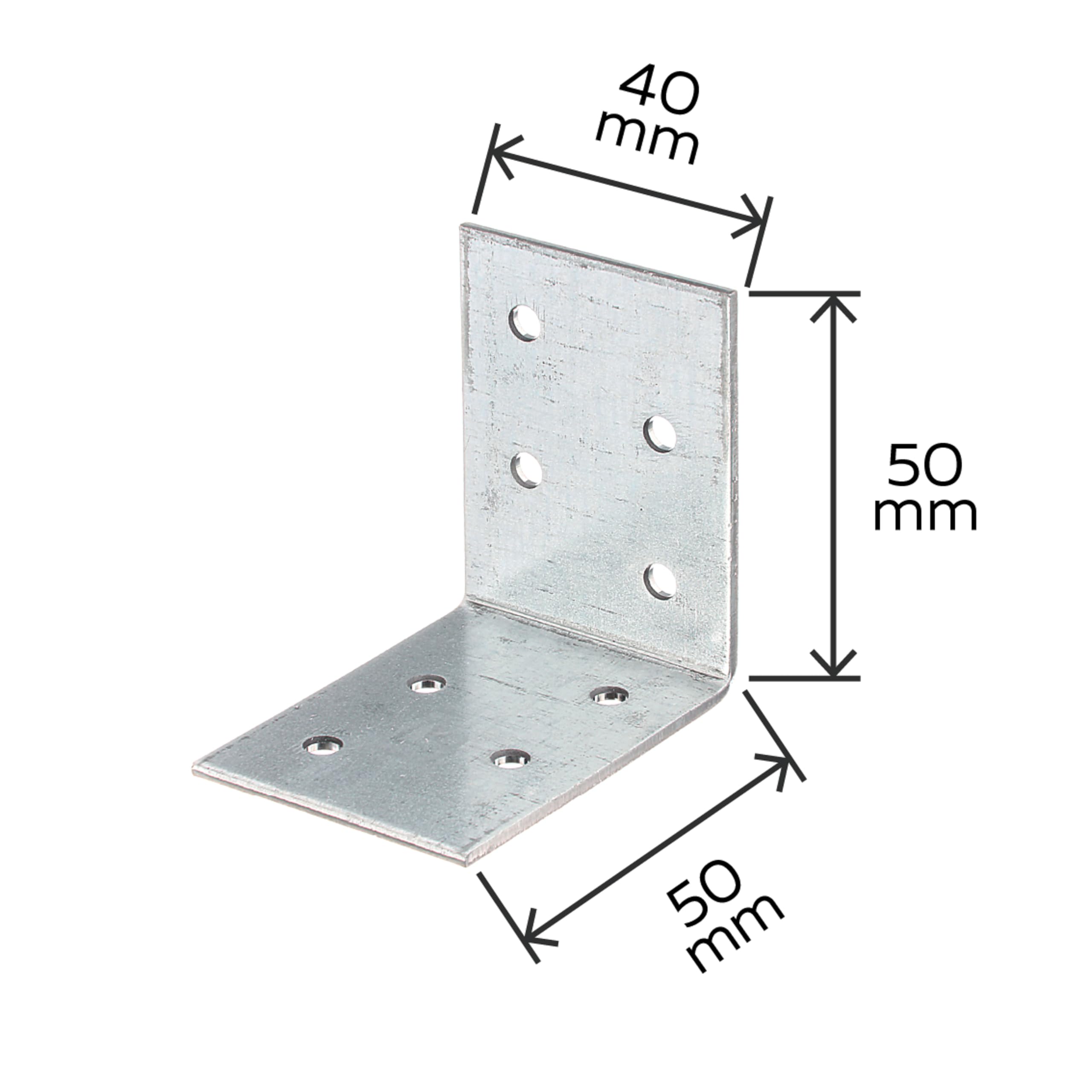 Alberts 846510 Winkelverbinder | sendzimirverzinkt | 50 x 50 x 40 mm | 150er Set