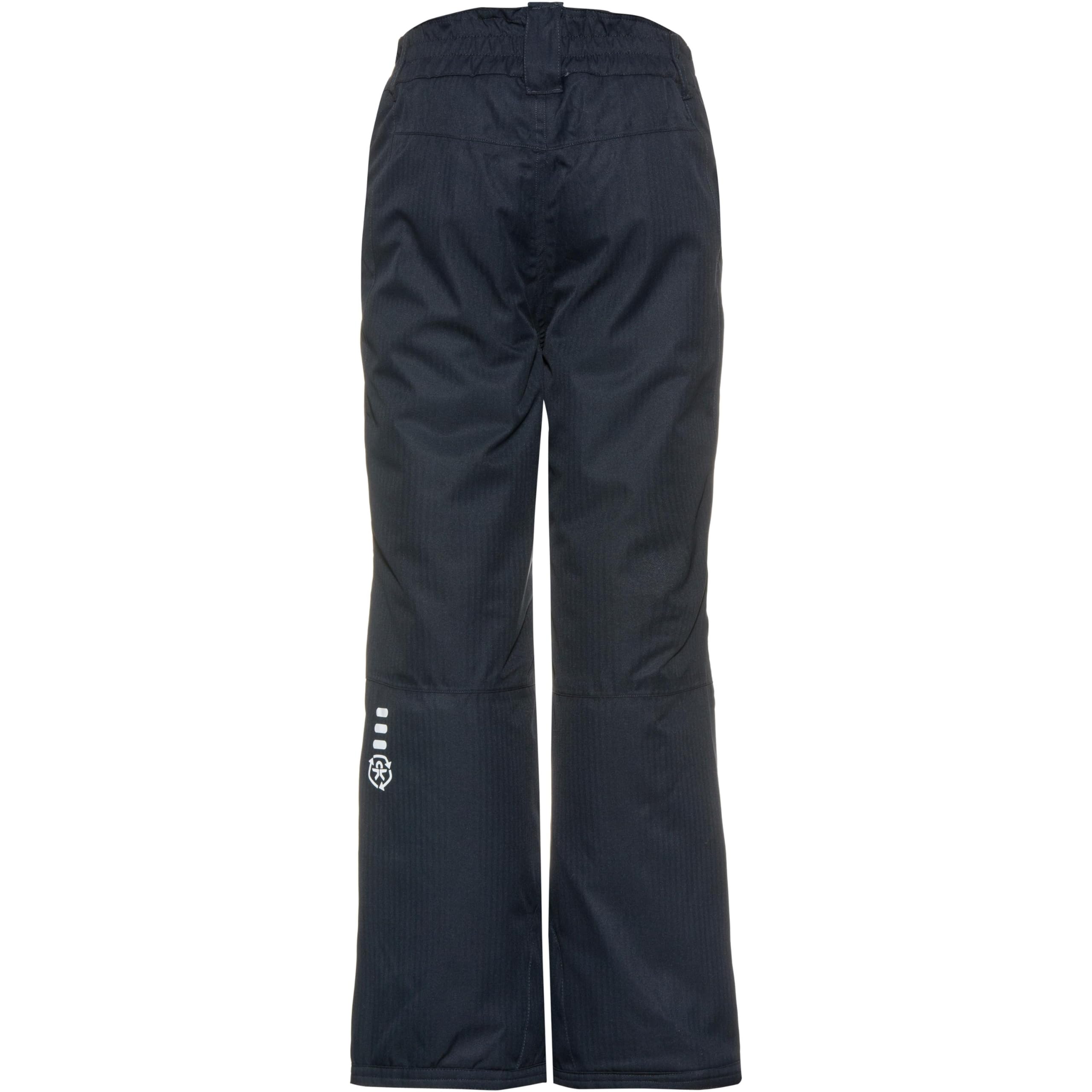 Color Kids Pantaloni da Sci Unisex per Bambini W.Pockets-Recycled Snow Pants, Nero, 128