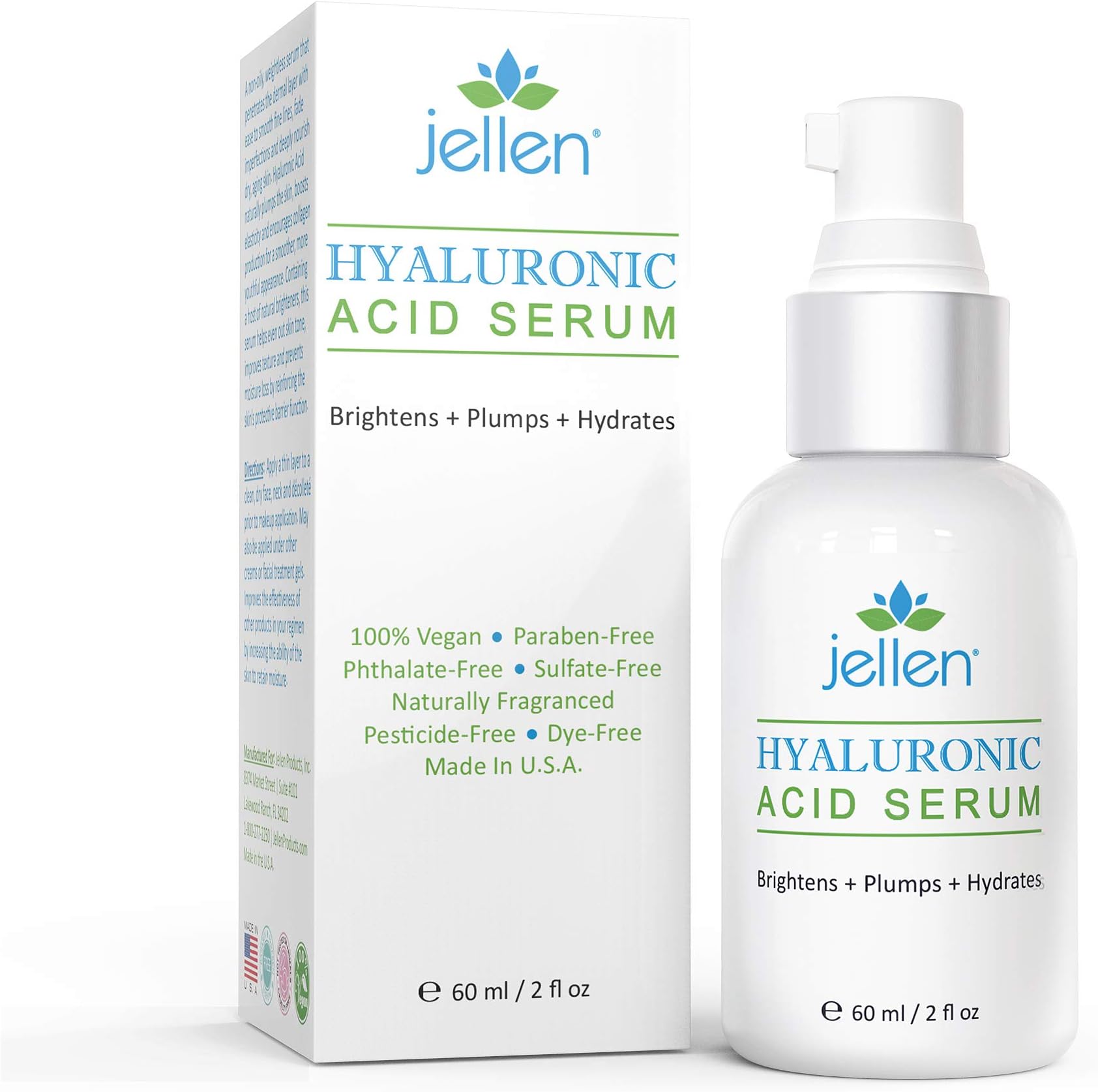 Jellen Organic Hyaluronic Acid Serum (2 fl. oz.)