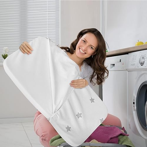 Miniatura 4 de Protector de colchón para cuna (16 x 32 pulgadas) compatible con Dream On Me Karley y Poppy Moisés, impermeable, transpirable, suave, espuma de bebé