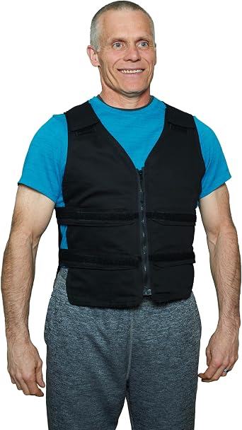 Polar Products Adjustable Zipper Cooling Vest for Men and Women with Kool Max Packs or Cool58 Phase Change Cooling Packs