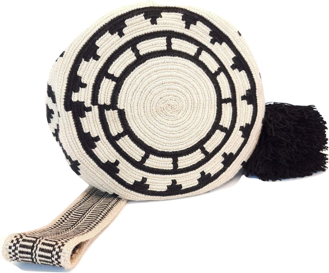 MEDIUM Wayuu Mochila Bag For Women original bolsa tejida colombiana authentic crochet pattern Gift from Colombia | AUTHENTIC WAYUU - Image 6