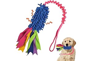 Thrive Bungee Dog Toy - Durable Dog Rope Toy with Strong Squeak