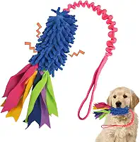 wodoca - Brinquedo de Puxar para Cães, Brinquedo para Mastigadores Agressivos com Barulho Forte - Fácil de Segurar, Ideal para Treinamento de Filhotes e Cachorros Adultos, Feito à Mão