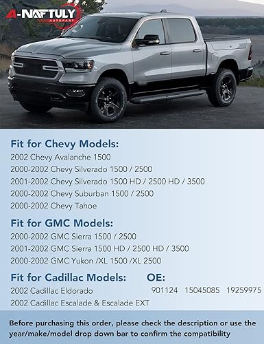 Miniatura 2 de 901124 Interruptor de espejo eléctrico compatible con Chevy Silverado 1500 2500 Suburban Tahoe 2000 2001 2002, GMC Sierra Yukon, reemplazo del