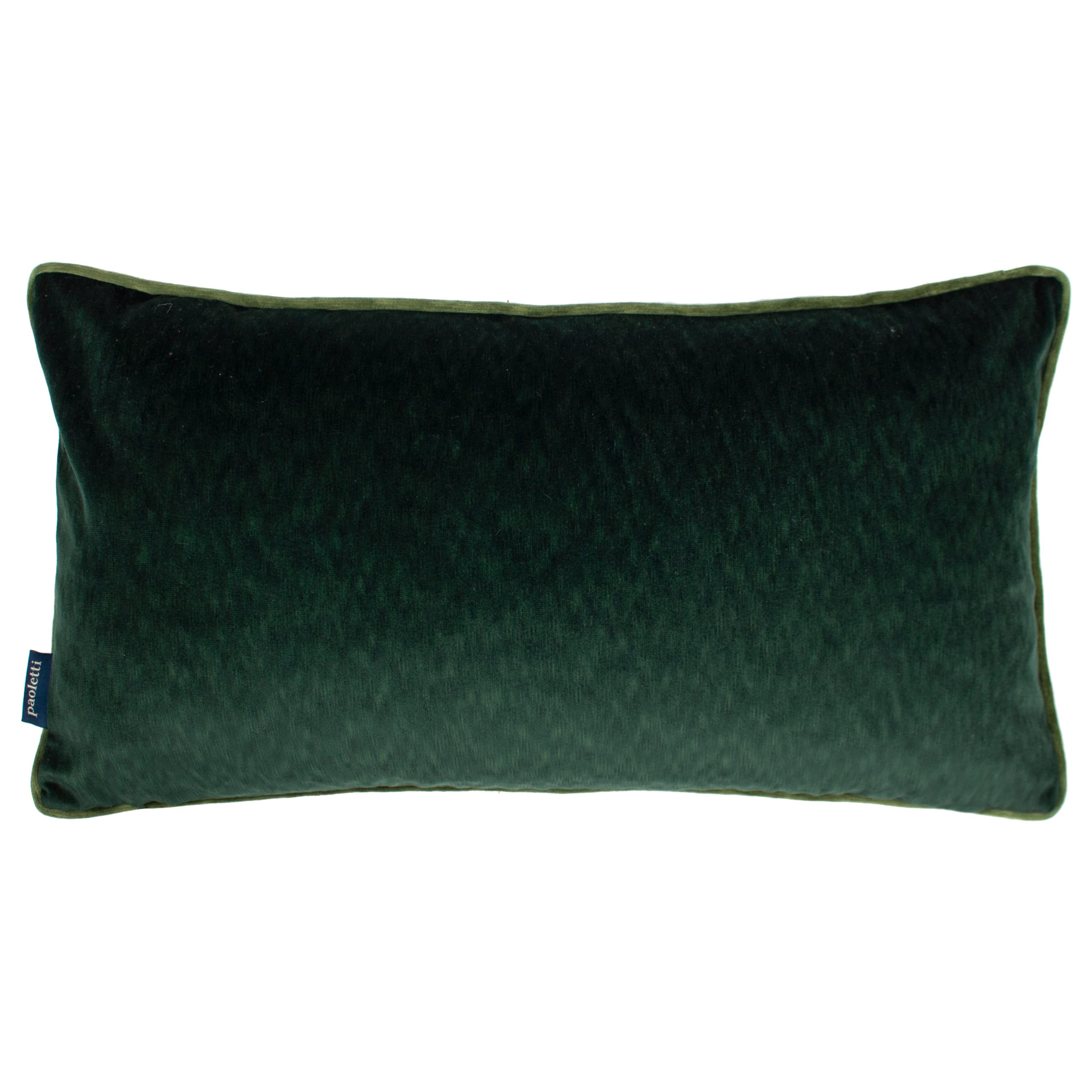 PaolettiTorto Rectangular Cushion Cover, Emerald/Moss, 30 x 60cm
