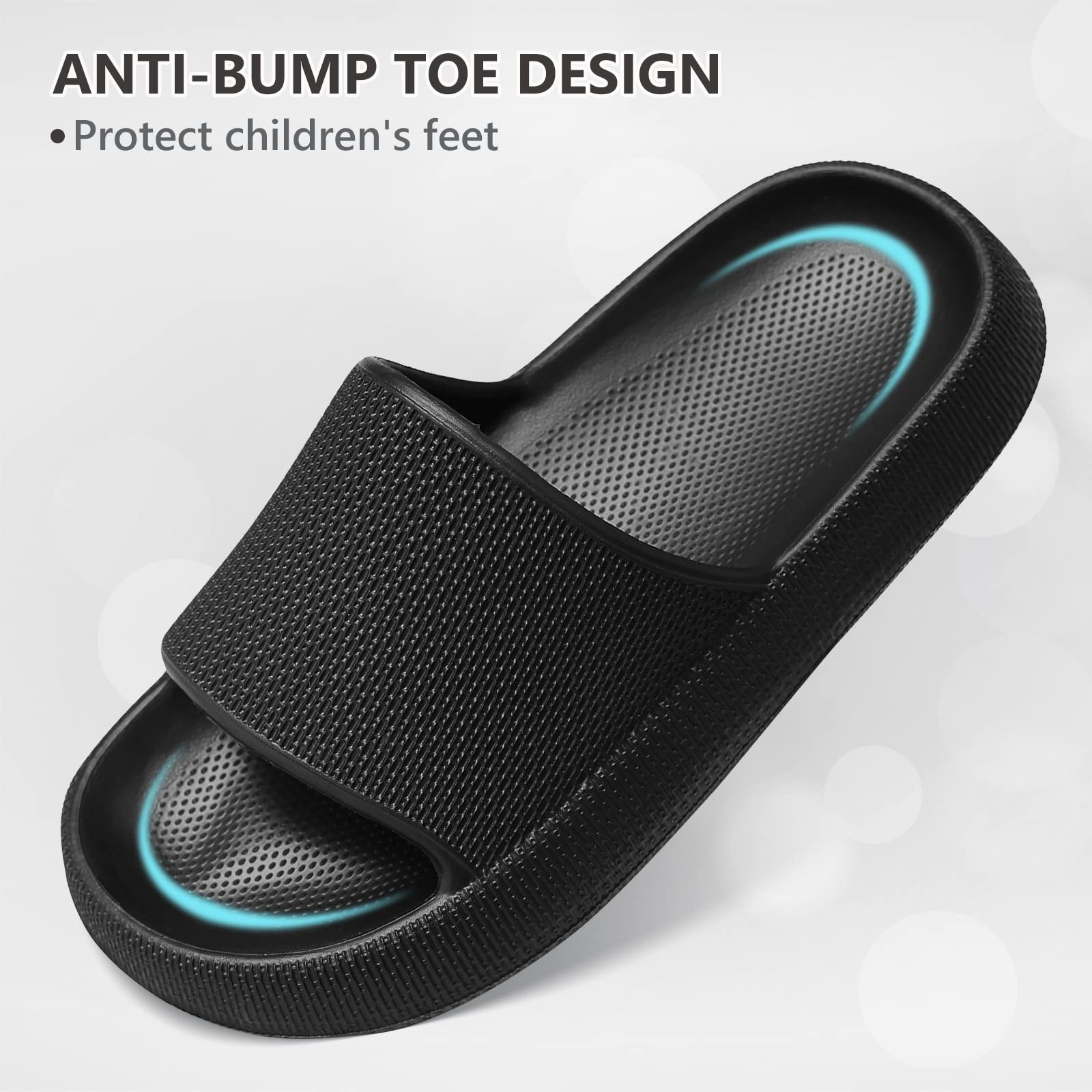 Chaussons pour enfants Chaussons d'intérieur pour garçons et filles Sandales antidérapantes d'été, de plage et de piscine 29-35 EU
