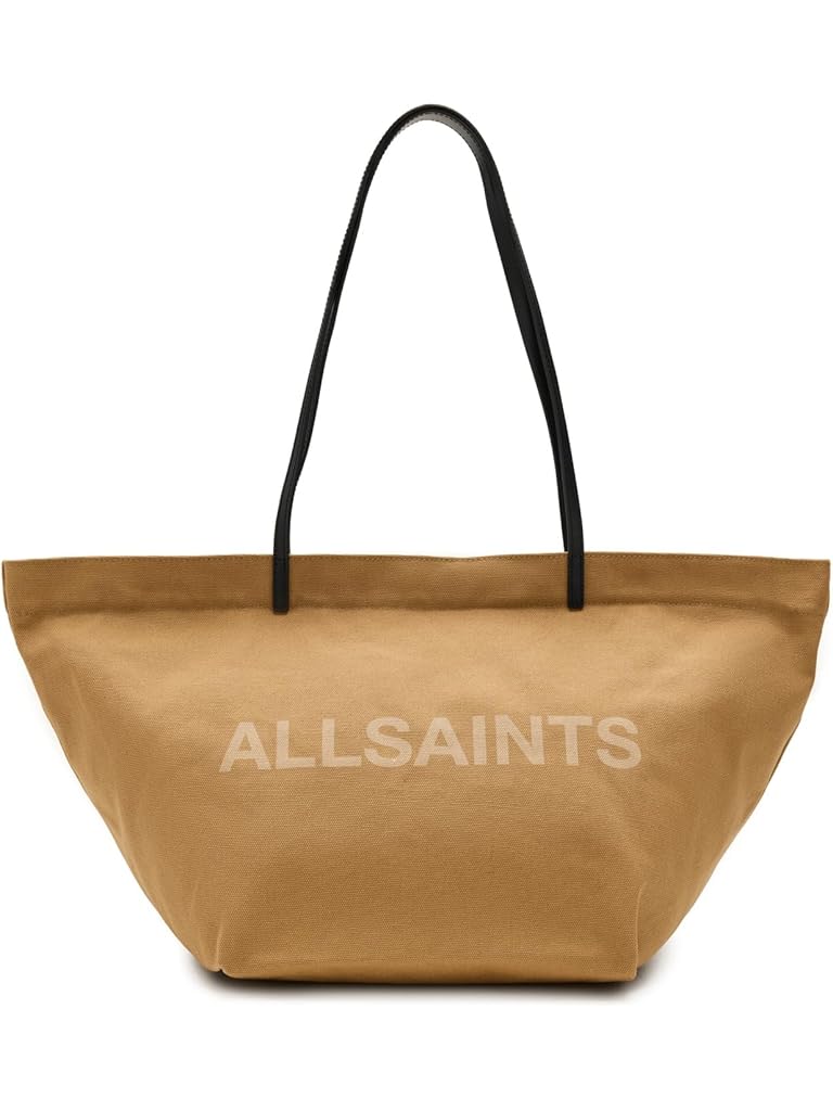 Tan AllSaints Serafina Canvas Tote