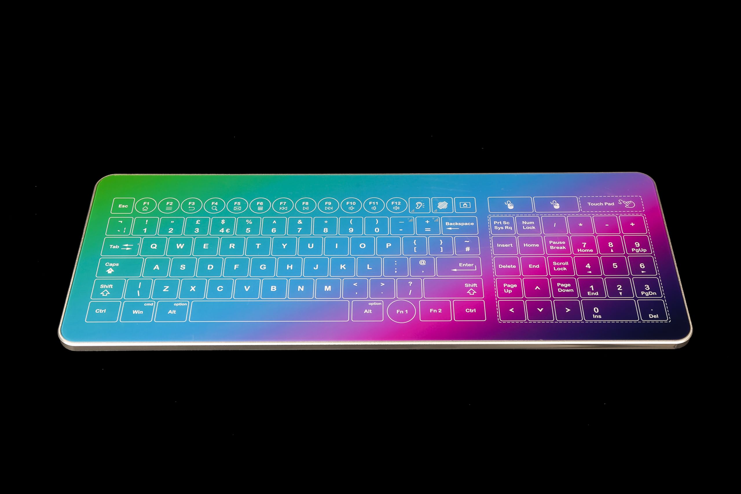 Amazon | Bastron(バストロン) 有線ガラスタッチスマートキーボード