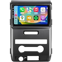 Android 13 Car Radio Stereo for Ford F150 F-150 2009 2010 2011 2012 with Wireless Carplay & Android Auto, IPS QLED Touch Screen Head Unit, GPS, Bluetooth, 5G WiFi, SWC, 1080P HD Back-up Camera 2+64