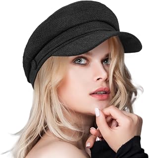 Women's Newsboy Caps Beret Hat for Fashion Ladies Black Women's Newsboy Caps Beret Hat for Fashion Ladies