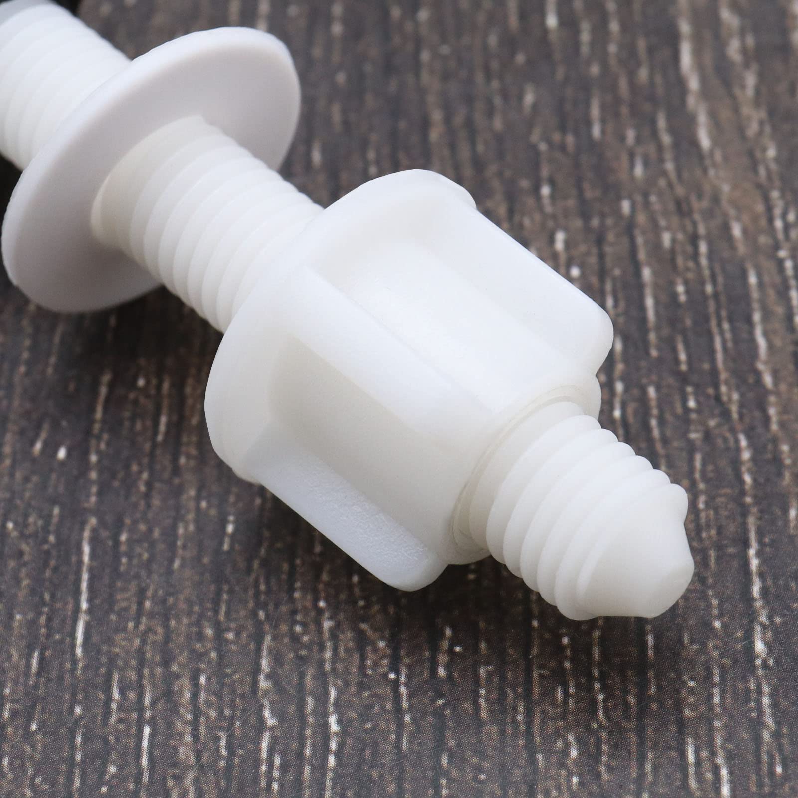 Viti E Bulloni Di Fissaggio In Plastica Per Cassetta WC - Con Rondelle, Adatti Per WC A Due Parti - 2 Pezzi | Leroy Merlin - Foto 5