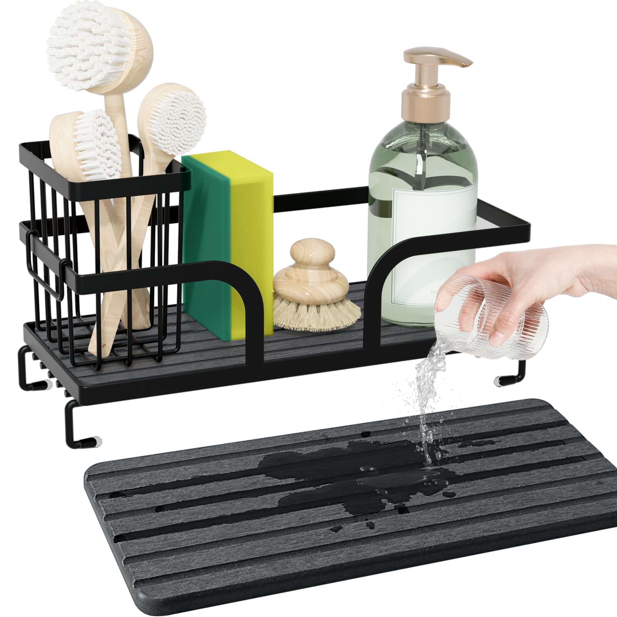Sponge Holder for Sink - Dry & Organize -9