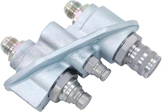 WFLNHB 7246784 7141939 Hydraulic Flat Face Quick Coupler Block Replacement for Bobcat A770 S510 S530 S550 S570 S590 S630 S650 S750 S770 S850 T550 T590 T630 T650 T750 T770 T870