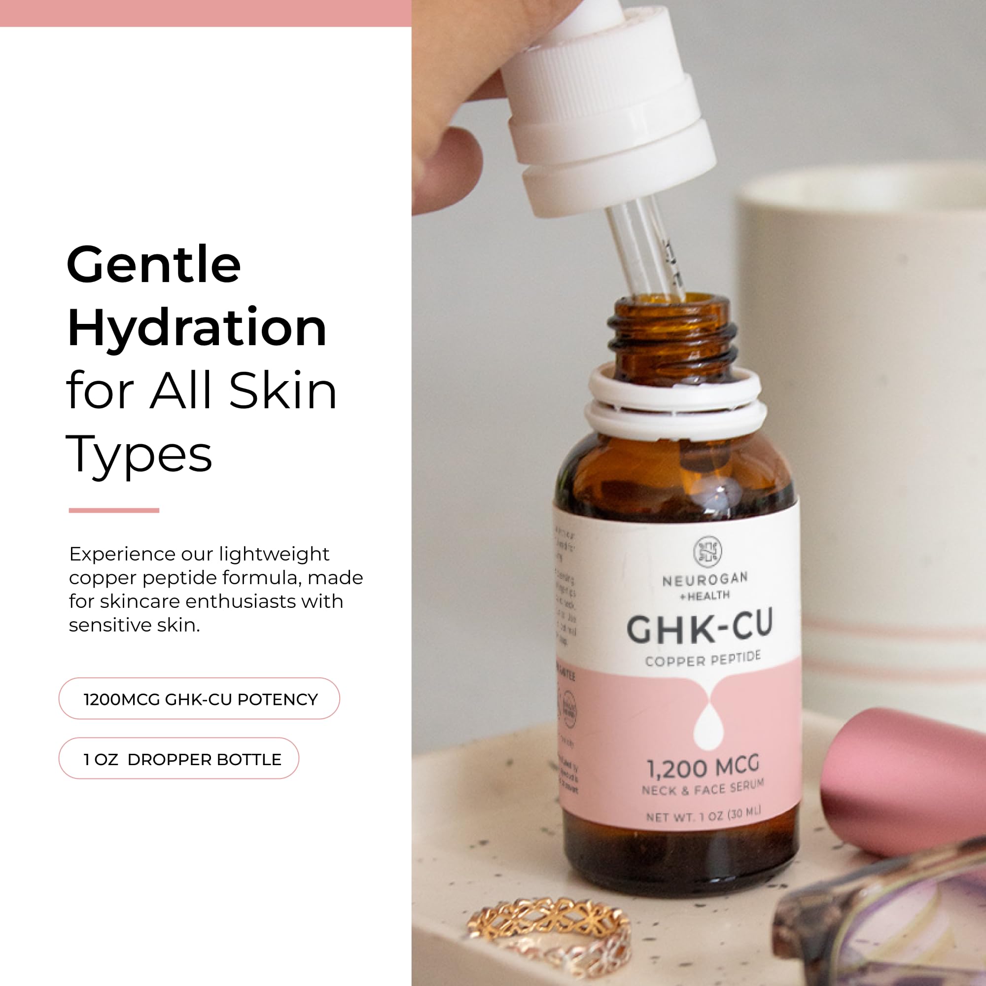 5 ghk cu serum Neurogan firming skin Bloom Clinically Proven Copper GHK-CU