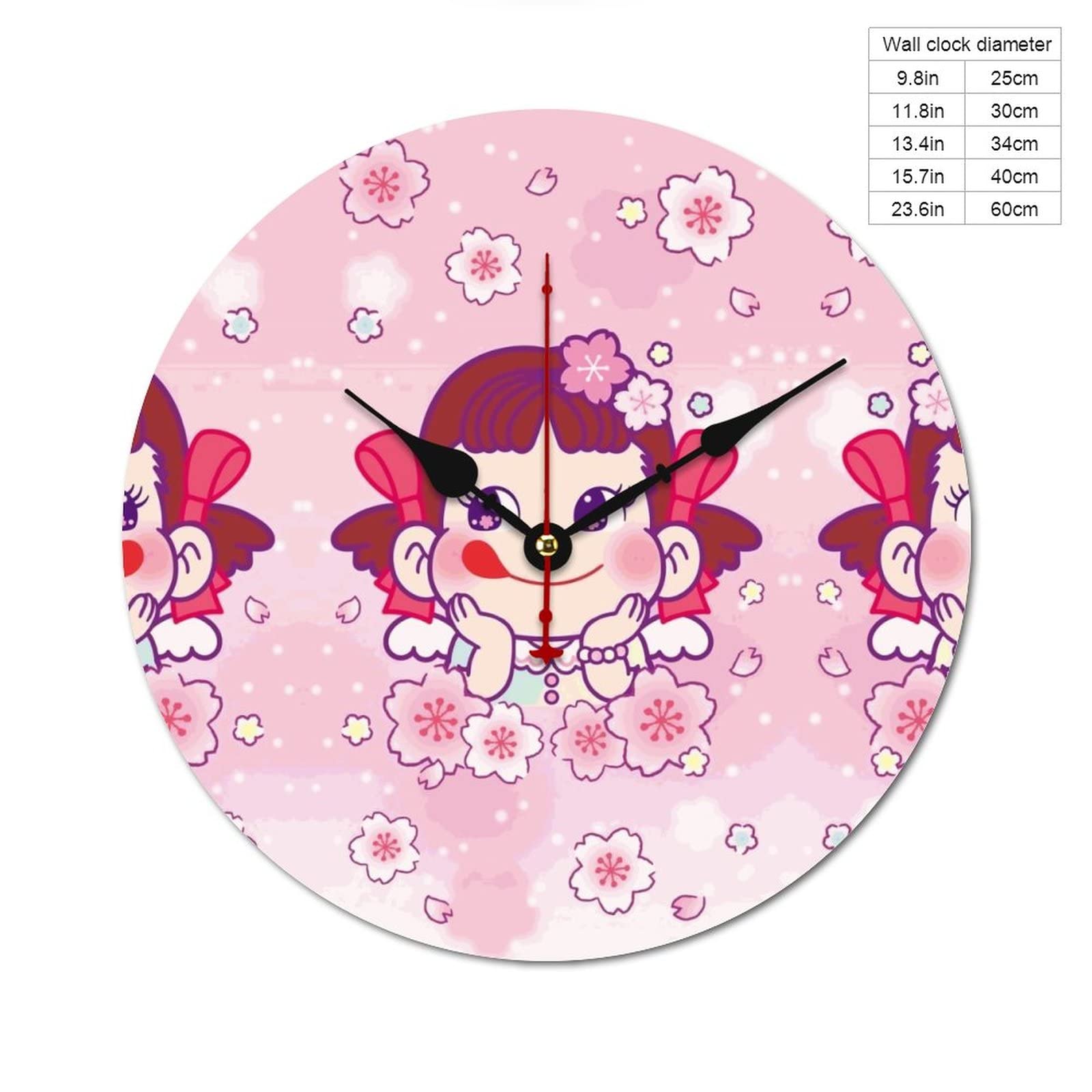 ペコちゃん 壁掛け時計 42.不二家 ポイント景品 非売品 ペコちゃん 壁掛け時計 - メルカリ