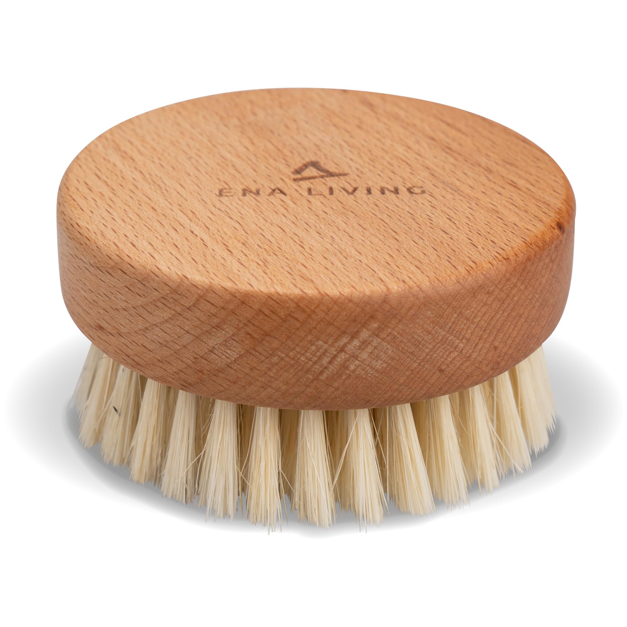 ENA Living Body Brush | Wooden Bath Brush Exfoliator | Exfoliating Body Scrub Shower Brush | Bathing Accessories Essential | Body Scrub Exfoliator to Remove Dead Skin and Ingrowns