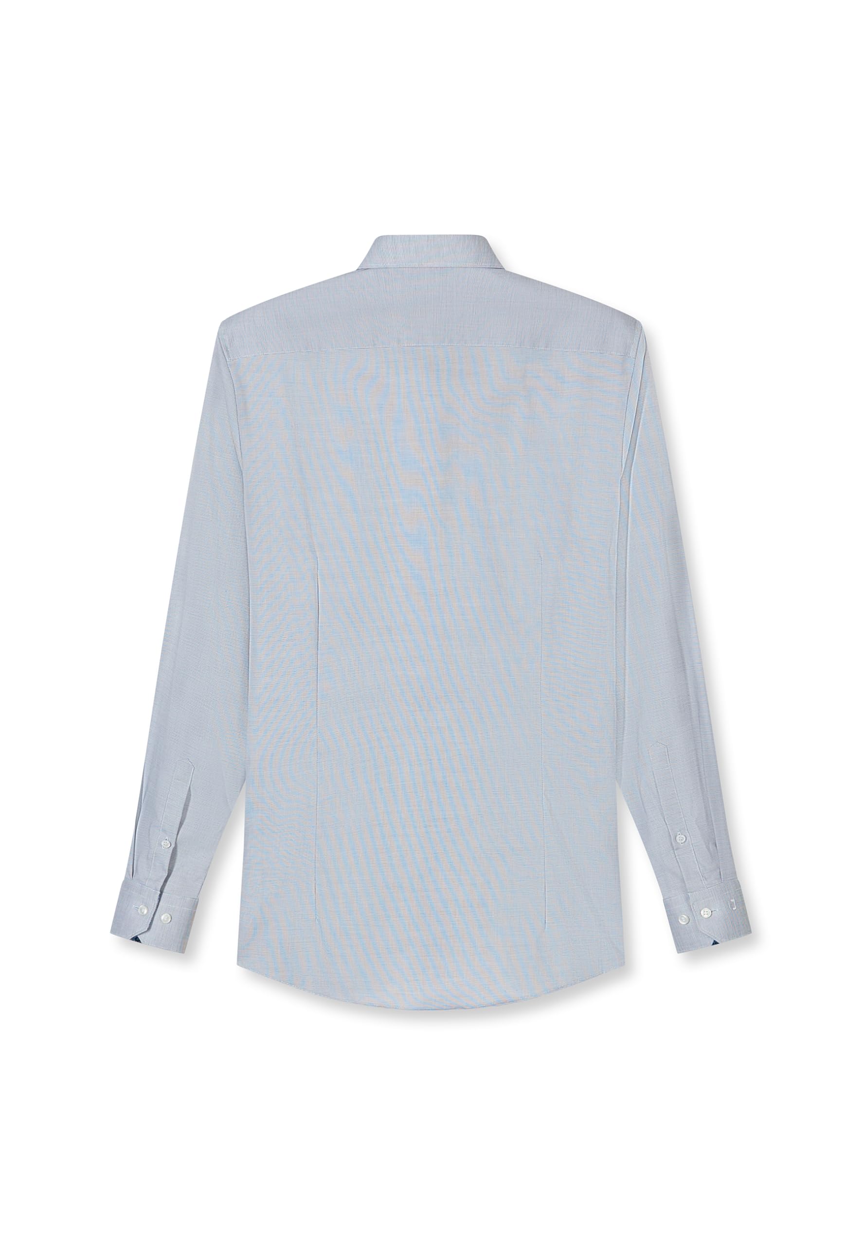 OLYMP Herren Oberhemd Langarm 252014,Einfarbig,375 No 6 six - super Slim (H16),Kent-Kragen