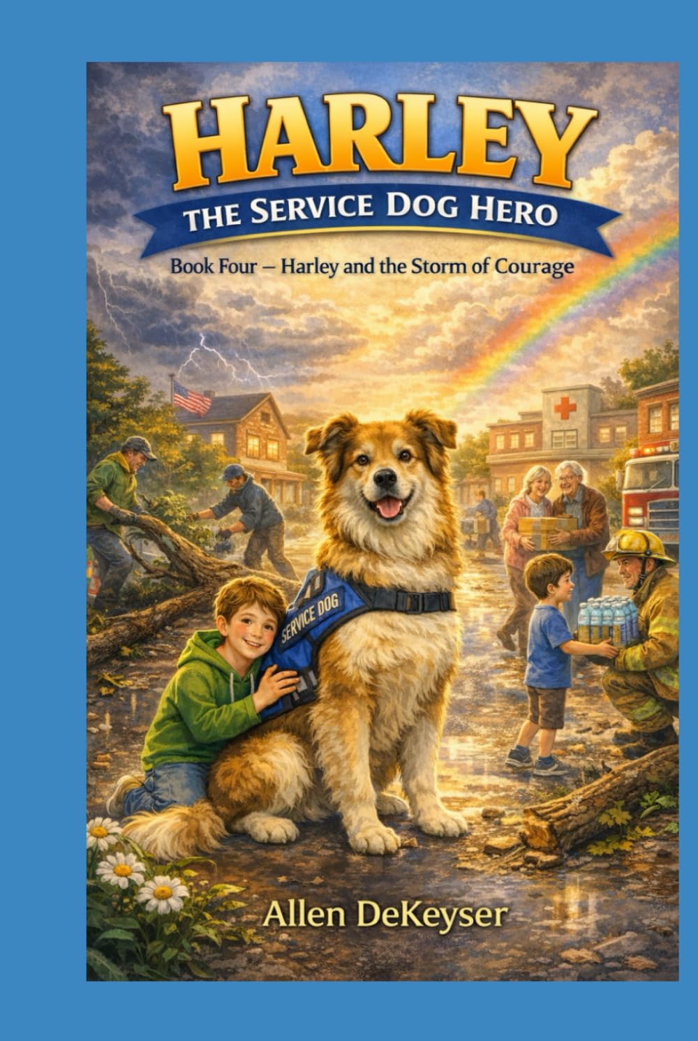 Harley the Service Dog Hero Book Four: Harley and the Storm of Courage