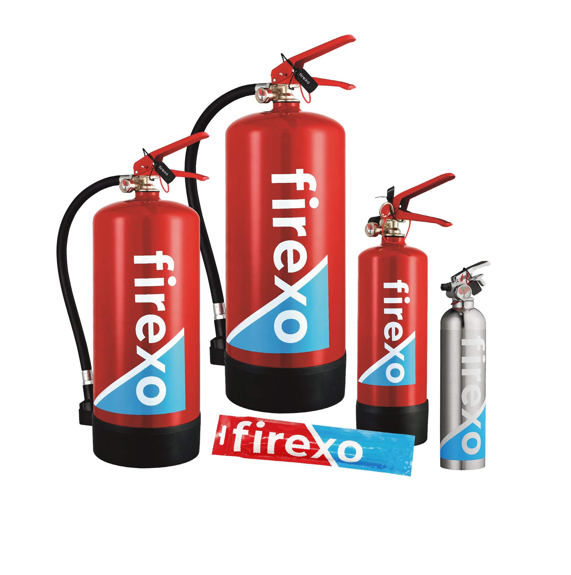 Firexo Estintore (6 Liter) - Fire Extinguisher Per Casa, Ristorante, Cucina, Camper, Lavoro, Barca, Camino - Estintore per tutte le classi di incendio