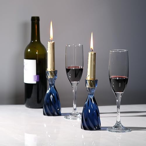 Miniatura 3 de Twizzle Twist - Portavelas decorativo para exhibición de mesa, decoración romántica, decoración estética única para el hogar, regalo de inauguración