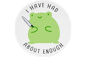 Cute Frog Round Mouse Pad