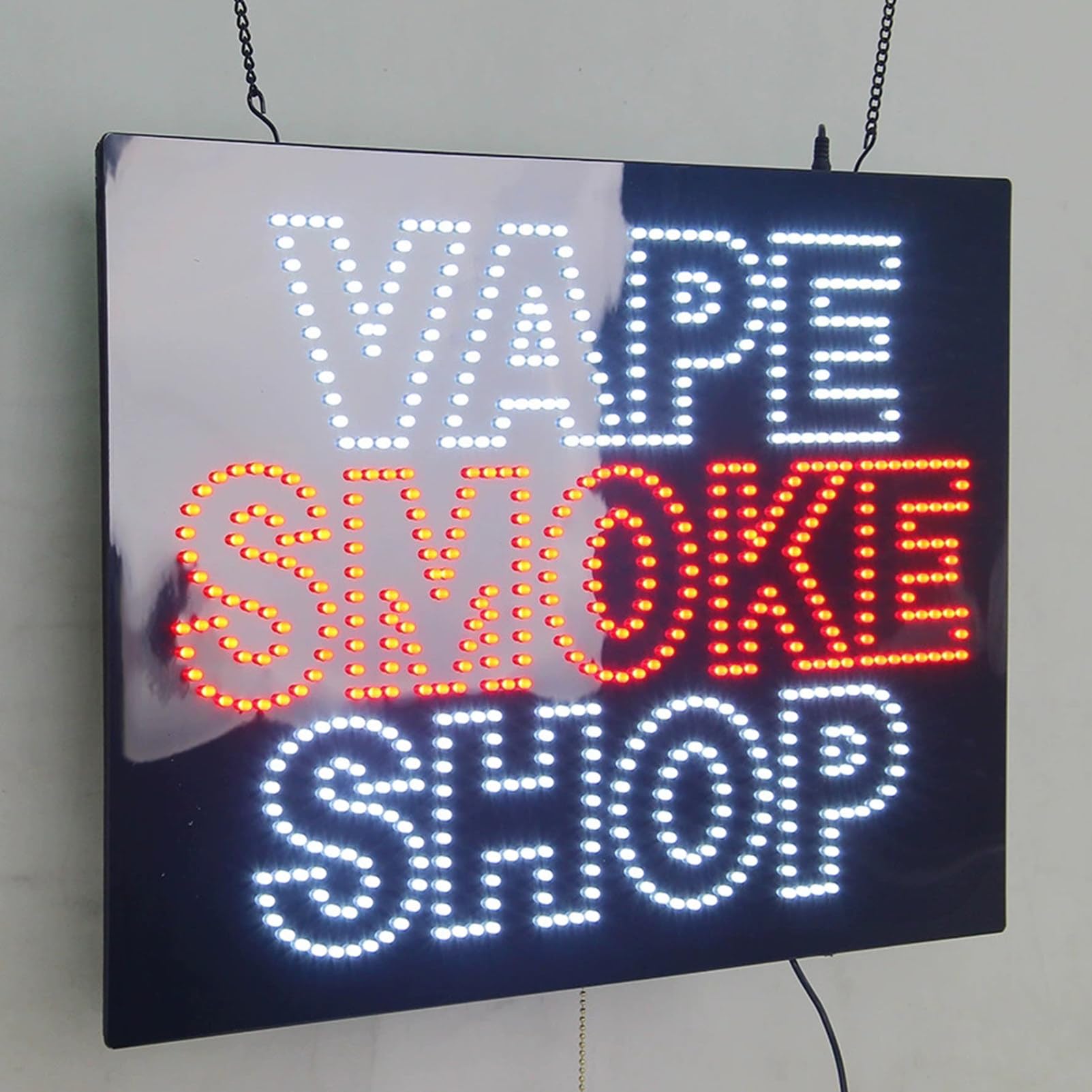 Znak Sklepu Z ArtykułAmi Tytoniowymi Dla Firm, Znak Led Vape, Elektryczny Znak Reklamowy Z Regulowanym łAńCuchem, Superjasny Do Sklepu Z ArtykułAmi Tytoniowymi I Akcesoriami,B