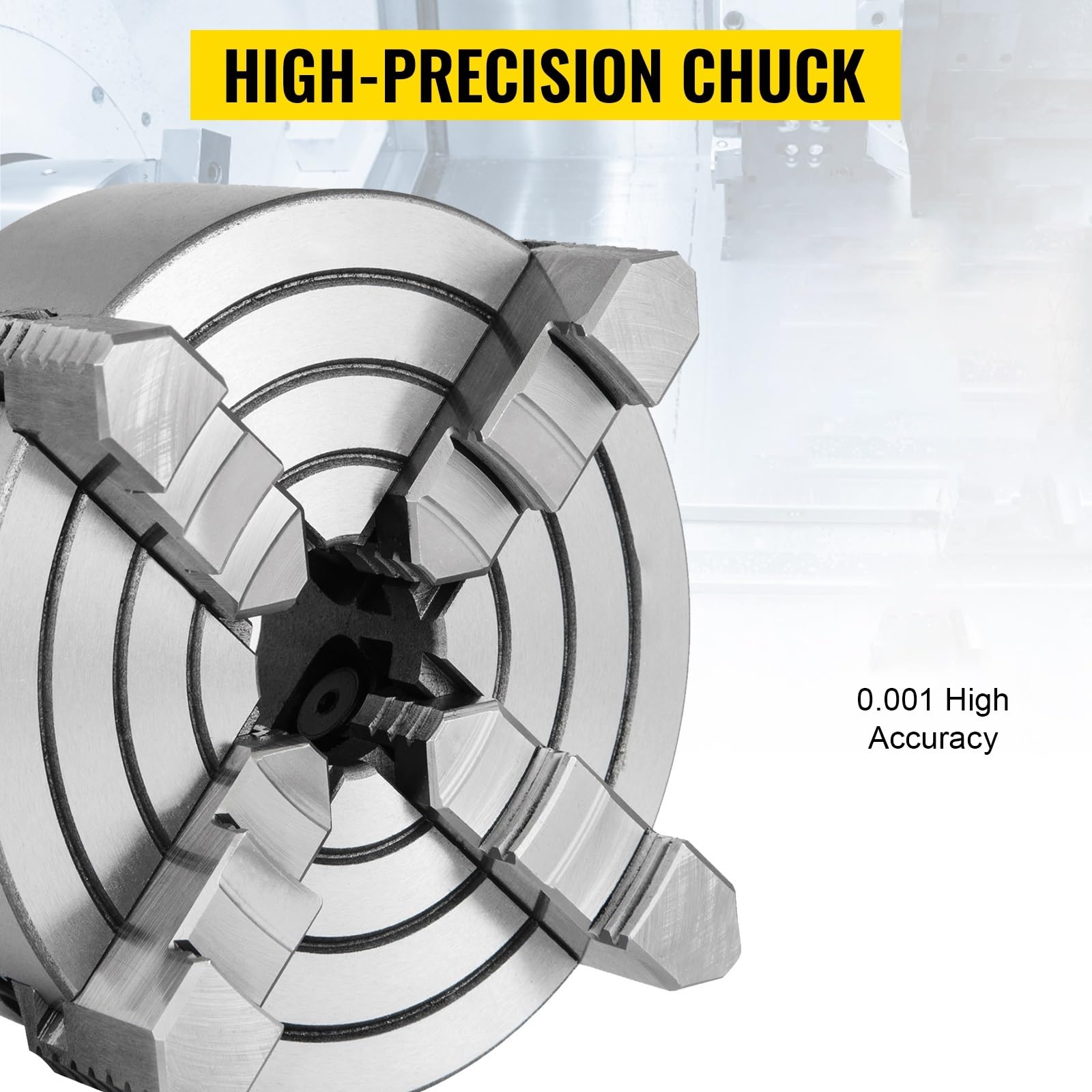 Amazon | 旋盤チャック K72-350 4-M16 取り付けネジ付き 4 爪旋盤