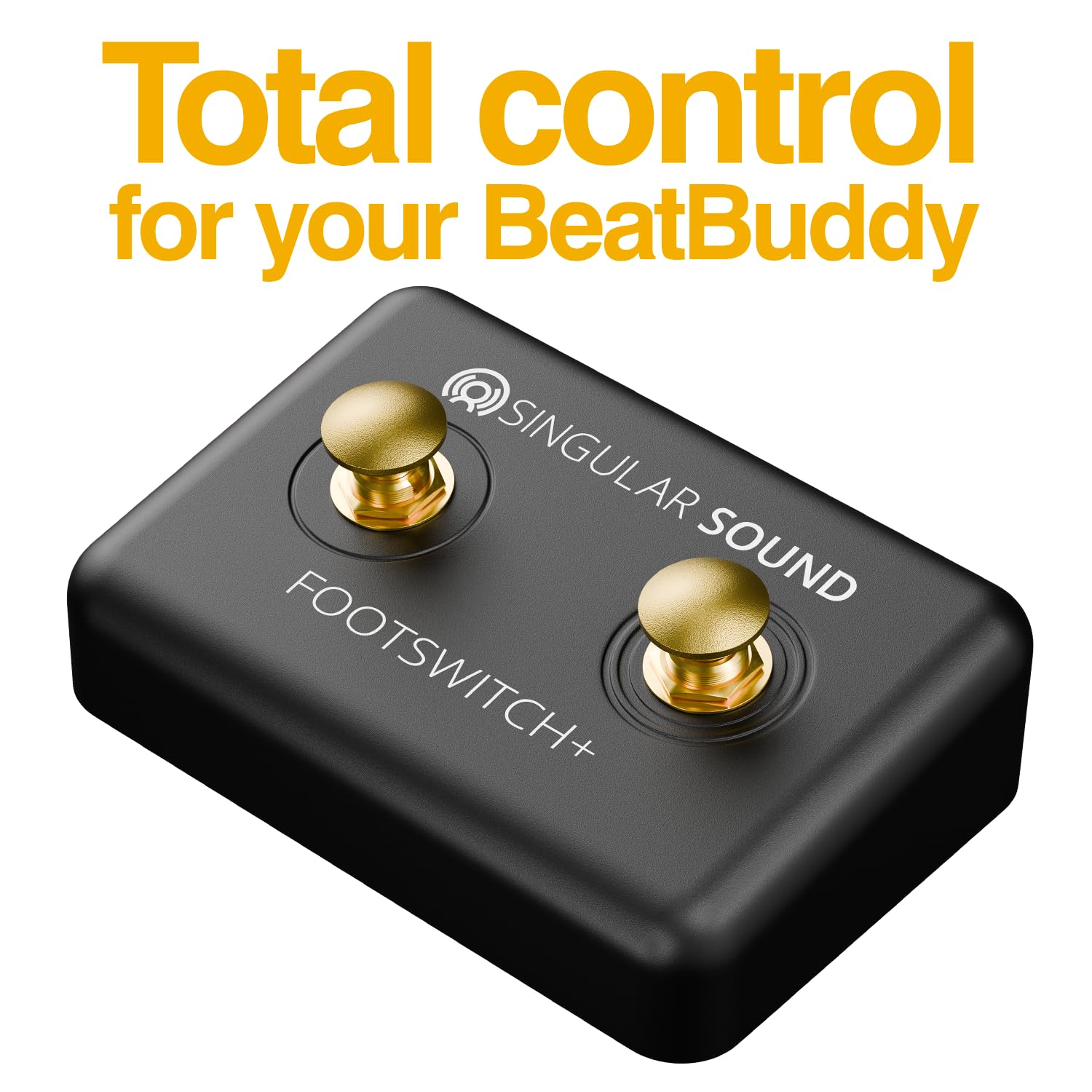 Singular Sound Dual Momentary Footswitch Plus per l'uso con BeatBuddy, Effetti Pedali, e Strumenti Elettronici (nero)