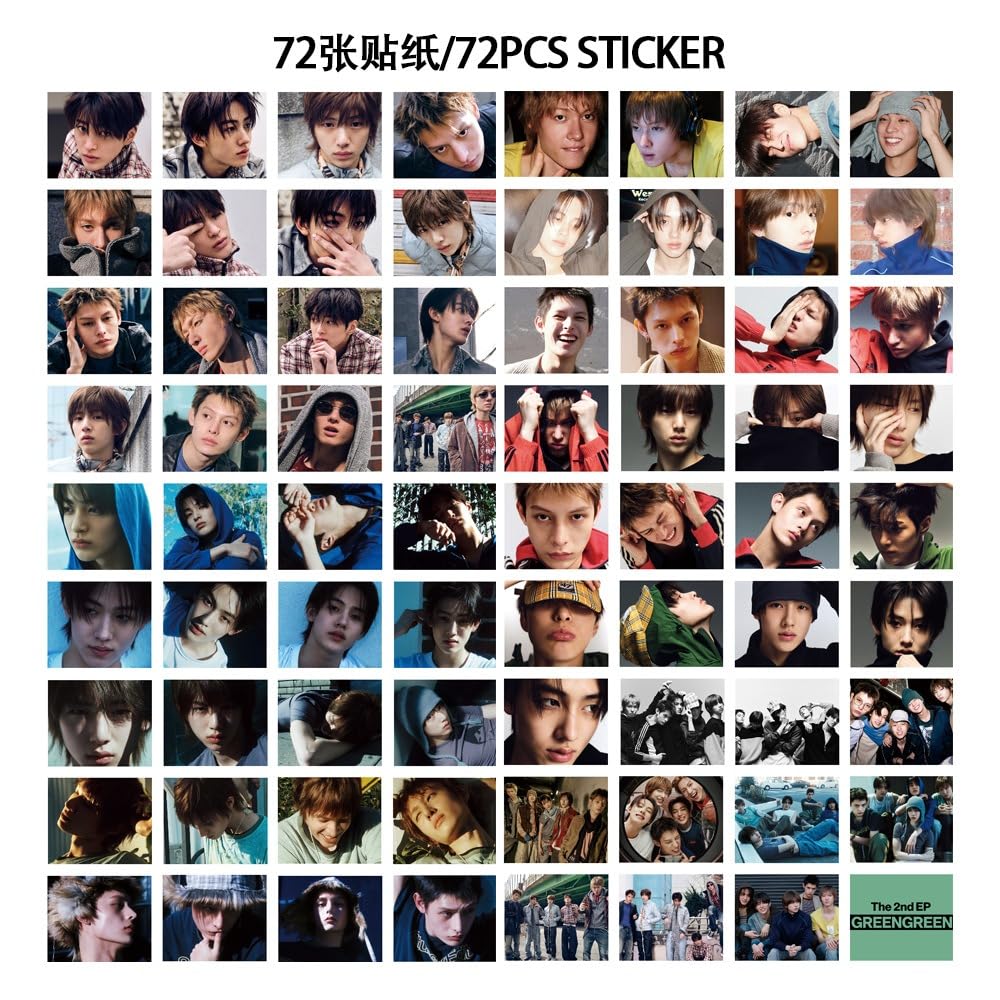 Amazon.com: sunlelekz Cortis GREENGREEN Photocard & Sticker Set